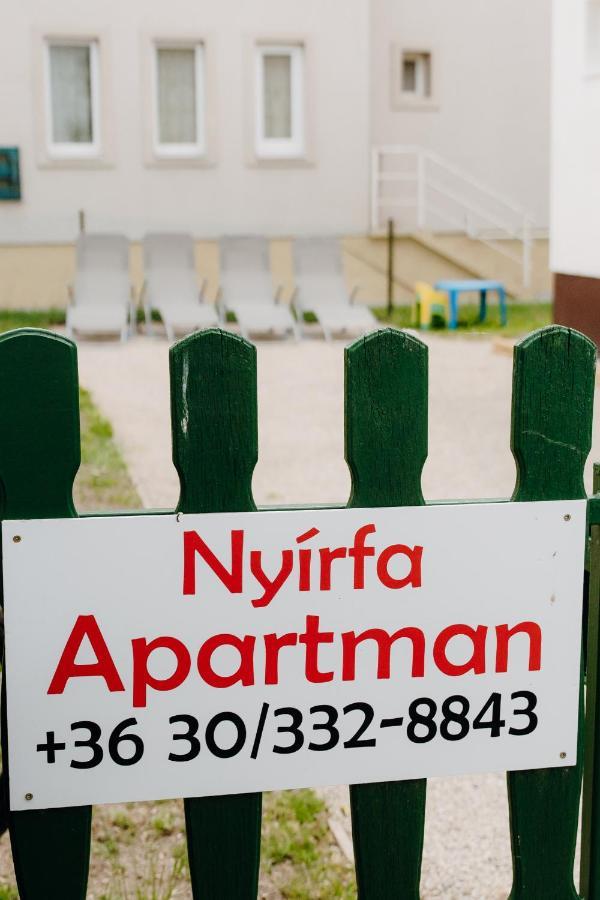 Nyirfa Apartman Vonyarcvashegy Eksteriør bilde